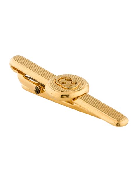 gucci tie clip gold|gucci tie outlet.